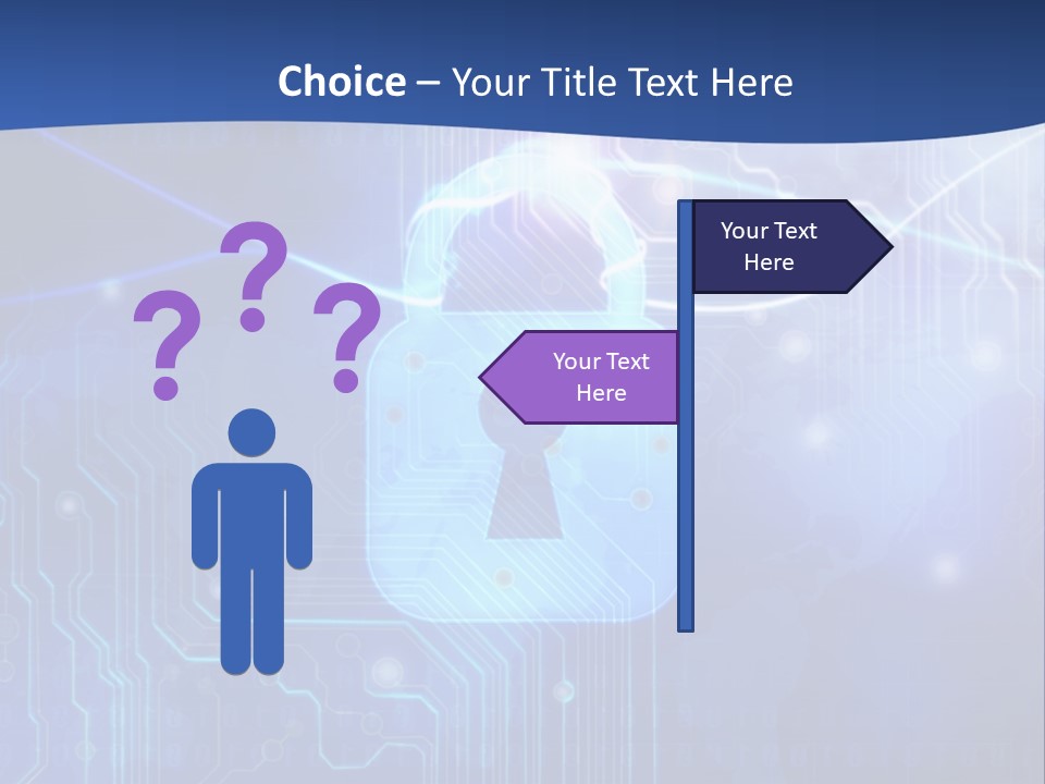 Security System Cyberspace Internet PowerPoint Template