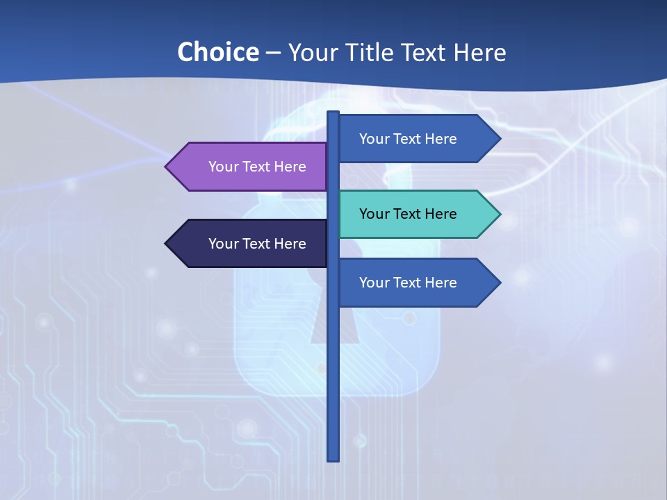 Security System Cyberspace Internet PowerPoint Template