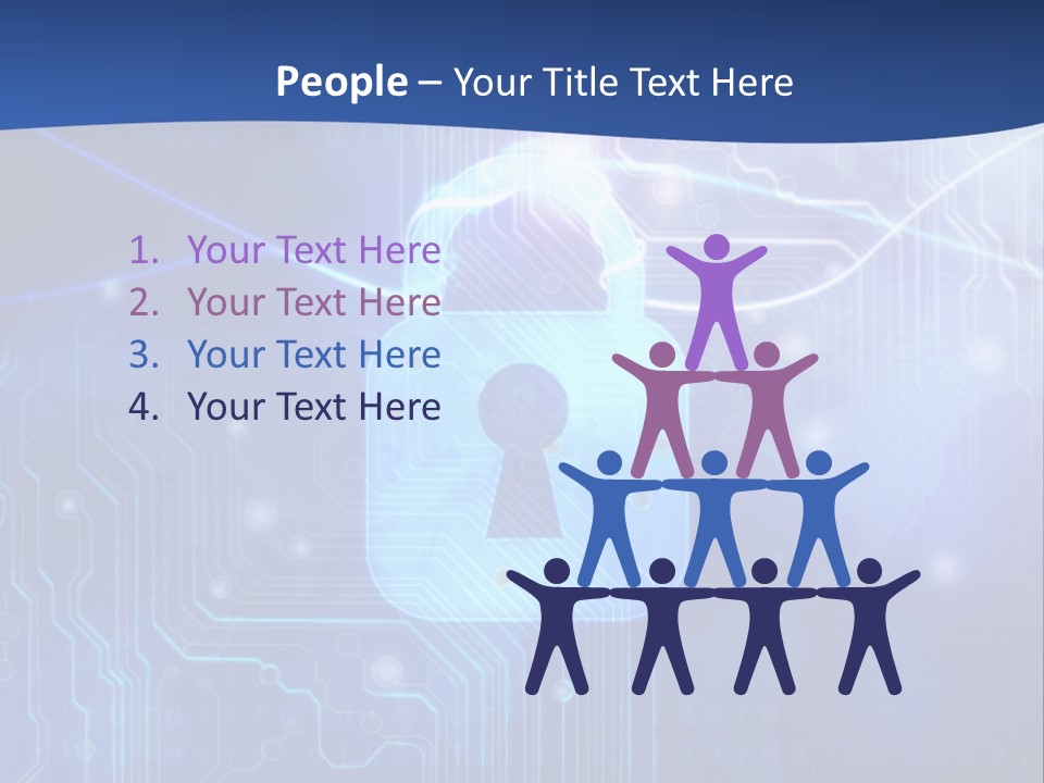 Security System Cyberspace Internet PowerPoint Template