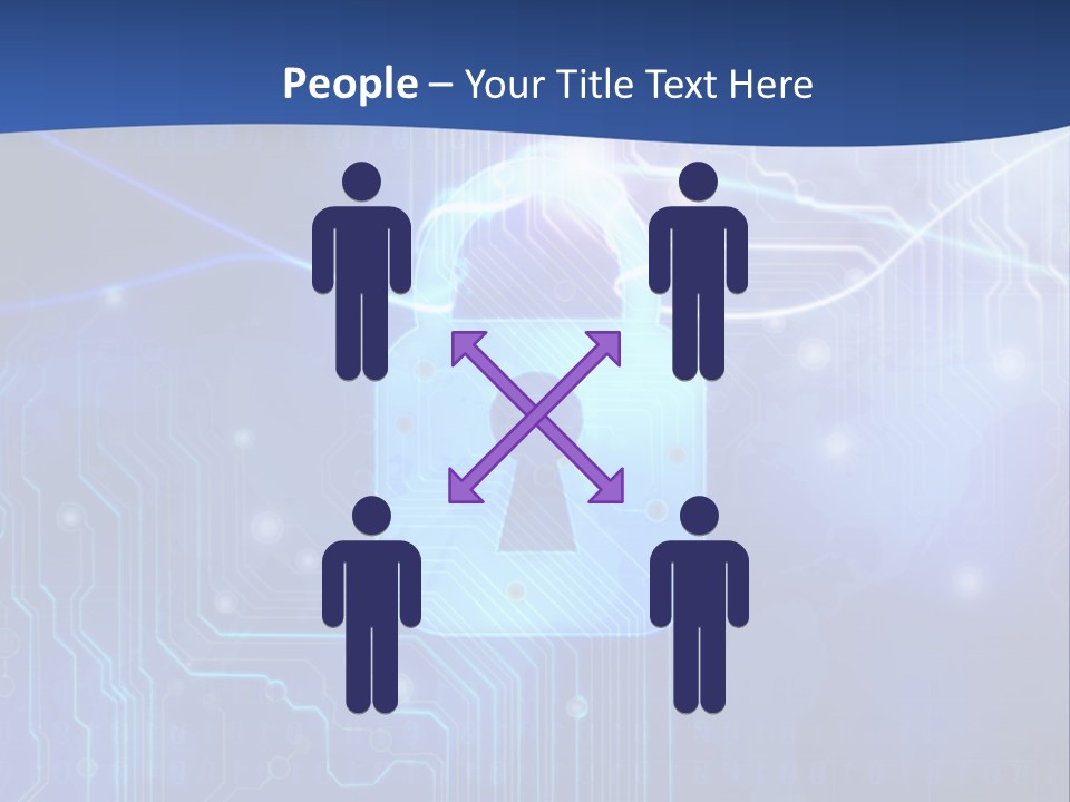 Security System Cyberspace Internet PowerPoint Template