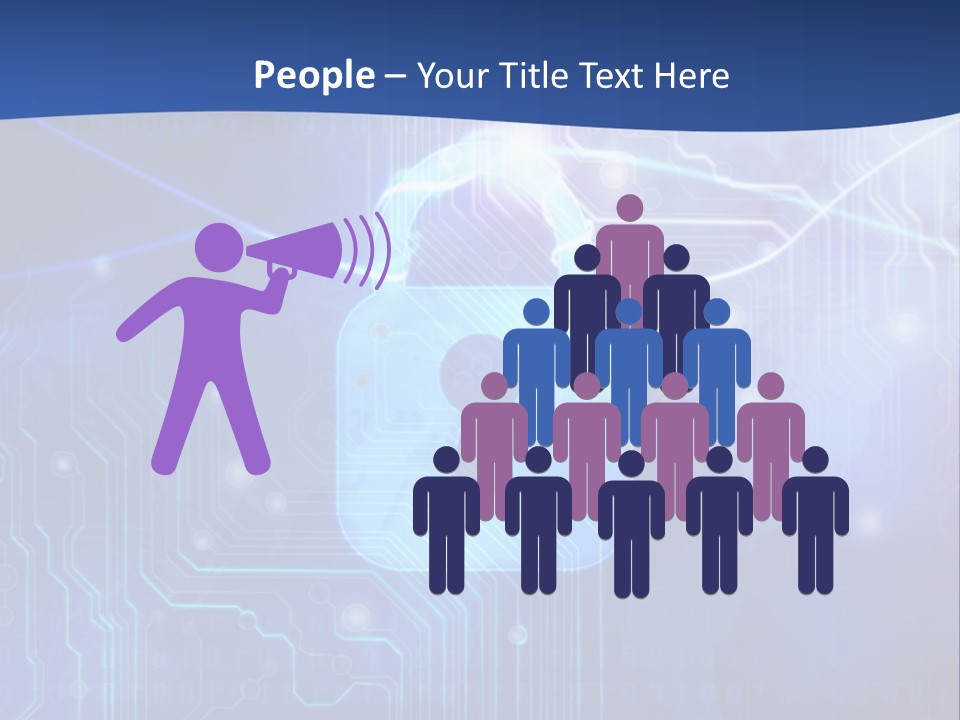 Security System Cyberspace Internet PowerPoint Template