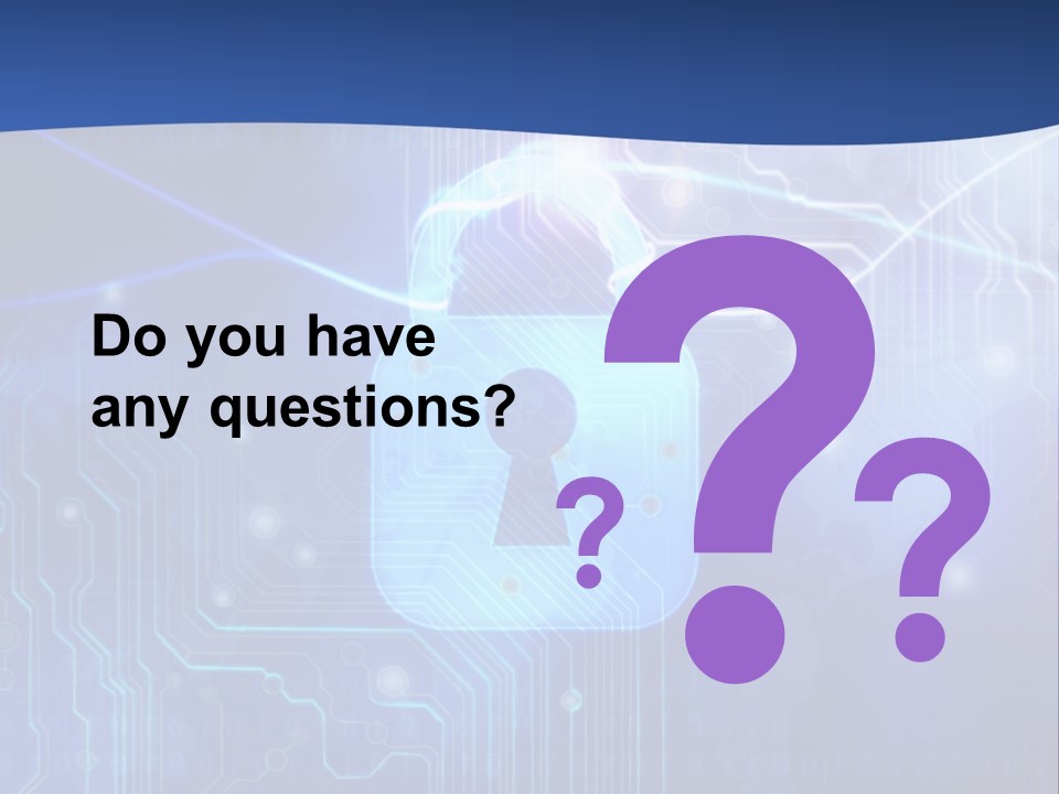 Security System Cyberspace Internet PowerPoint Template