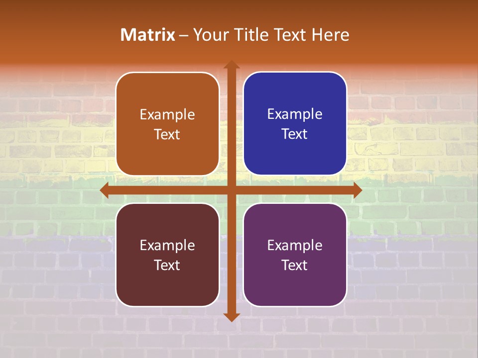 Tile Pattern Weathered PowerPoint Template
