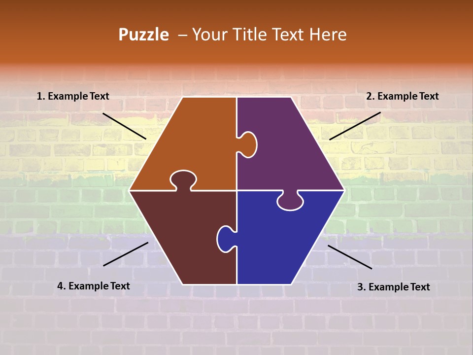 Tile Pattern Weathered PowerPoint Template