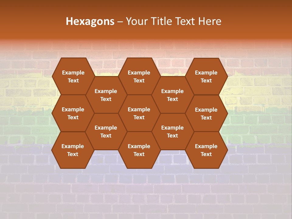 Tile Pattern Weathered PowerPoint Template