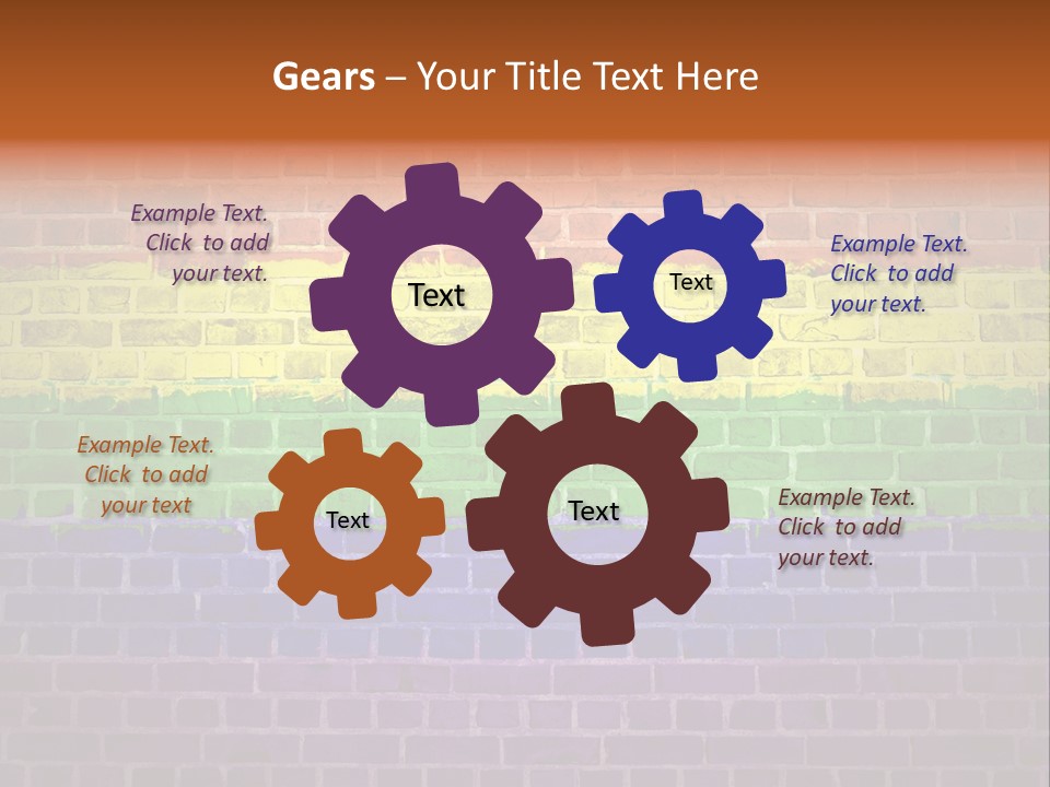 Tile Pattern Weathered PowerPoint Template