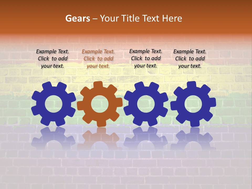 Tile Pattern Weathered PowerPoint Template