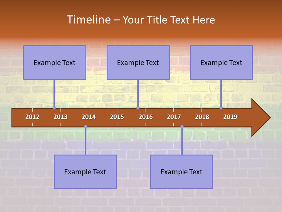 Tile Pattern Weathered PowerPoint Template