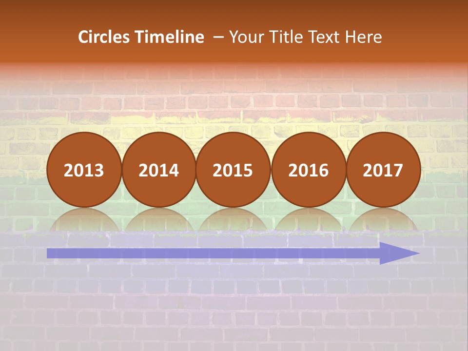 Tile Pattern Weathered PowerPoint Template