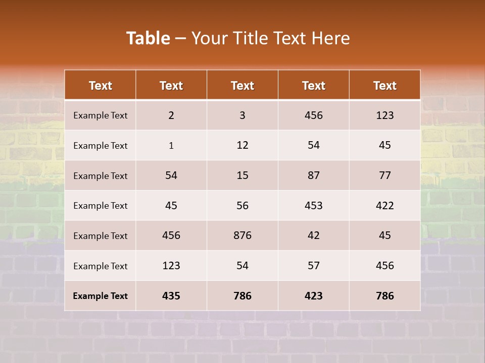 Tile Pattern Weathered PowerPoint Template