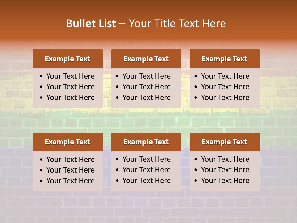 Tile Pattern Weathered PowerPoint Template