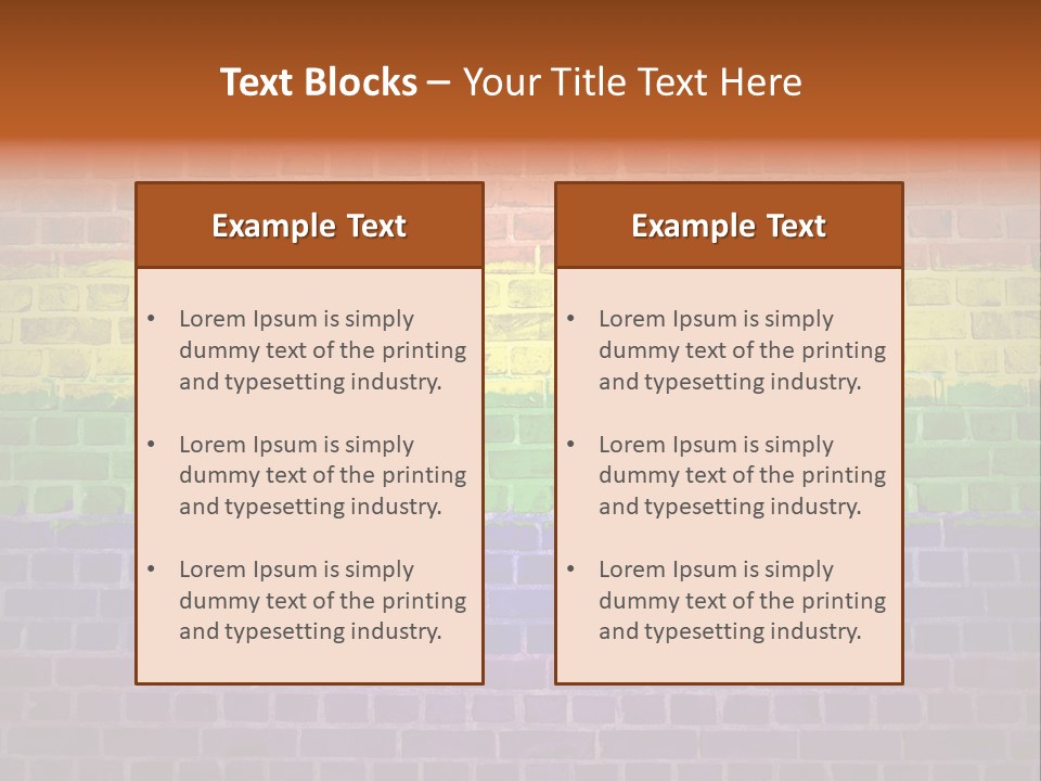 Tile Pattern Weathered PowerPoint Template