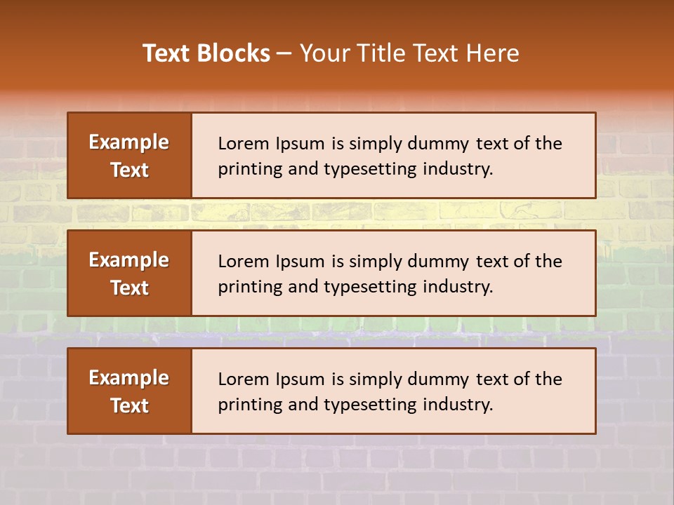 Tile Pattern Weathered PowerPoint Template