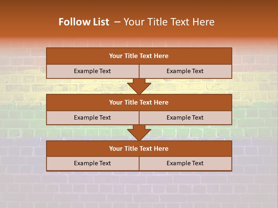 Tile Pattern Weathered PowerPoint Template
