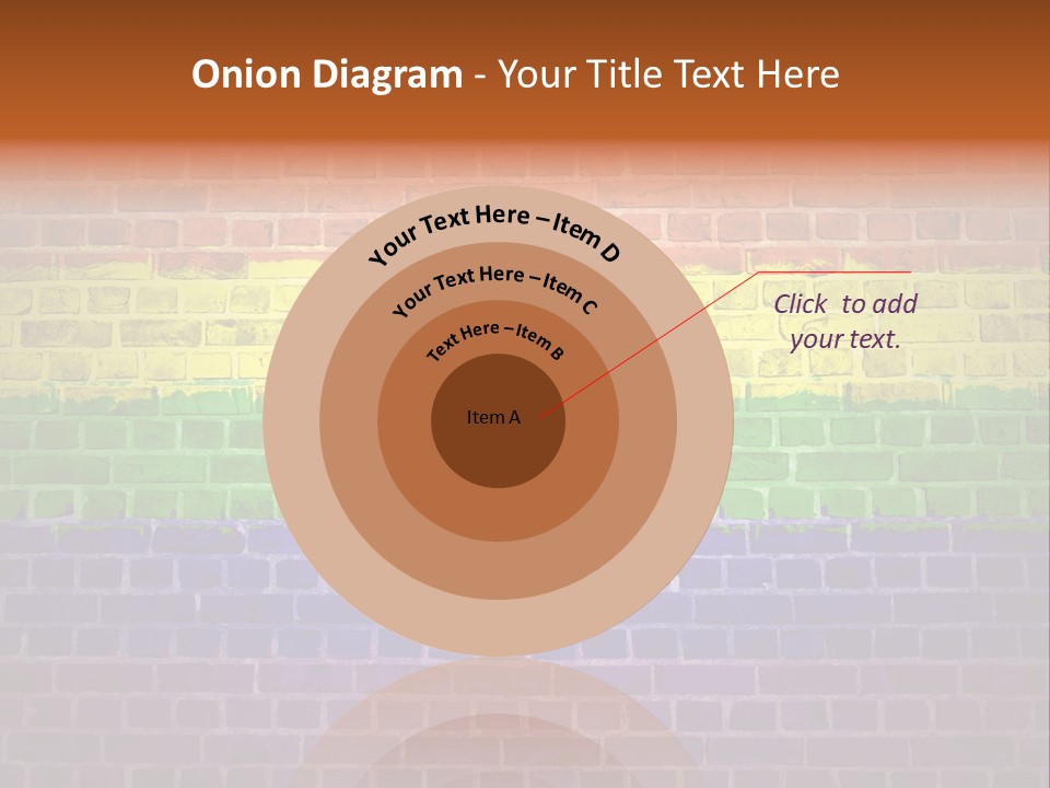 Tile Pattern Weathered PowerPoint Template