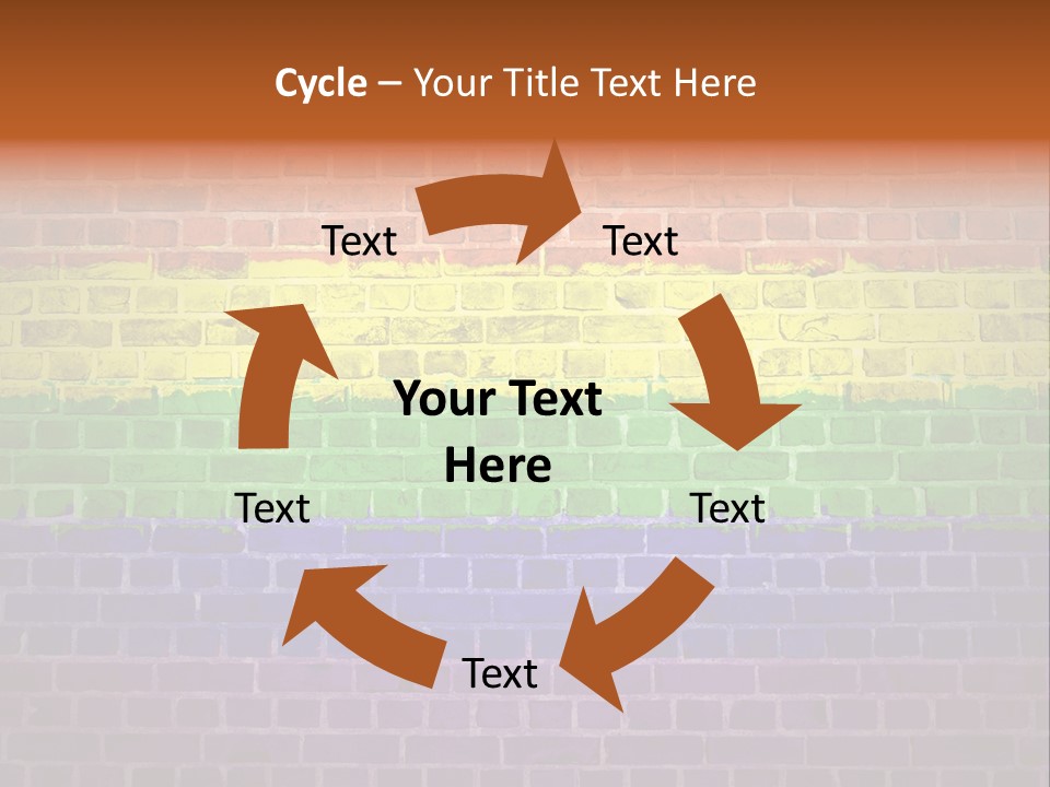 Tile Pattern Weathered PowerPoint Template