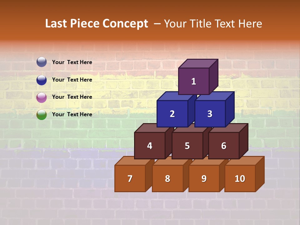 Tile Pattern Weathered PowerPoint Template