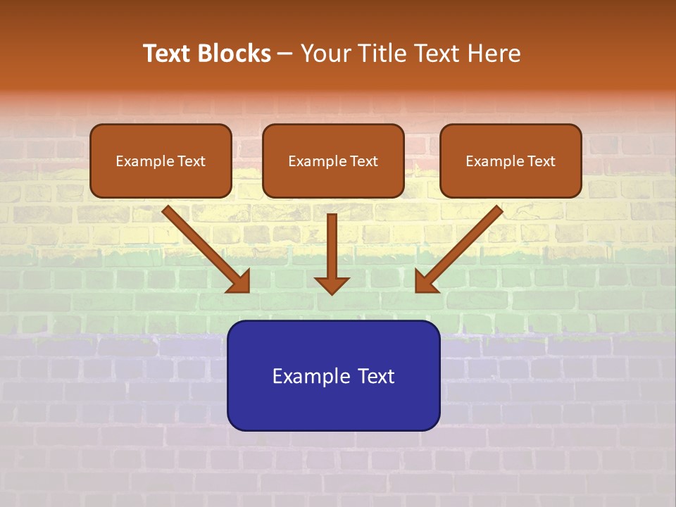 Tile Pattern Weathered PowerPoint Template