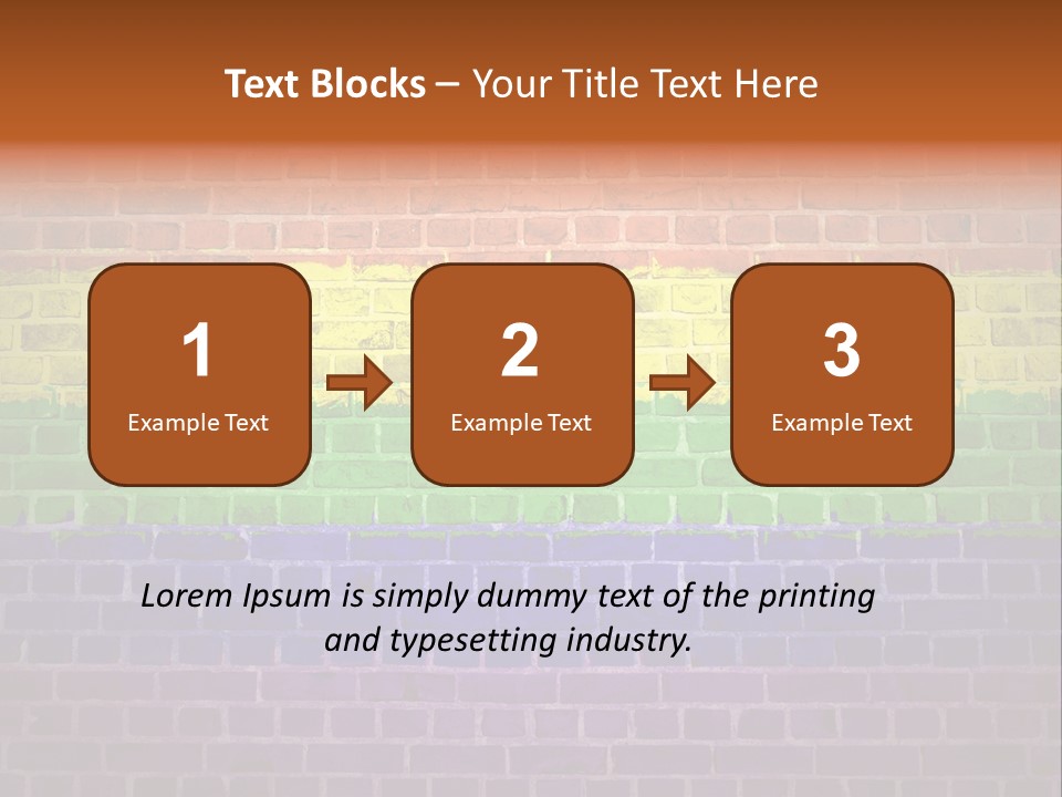 Tile Pattern Weathered PowerPoint Template
