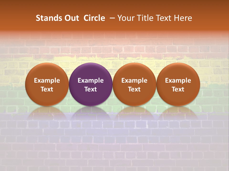 Tile Pattern Weathered PowerPoint Template