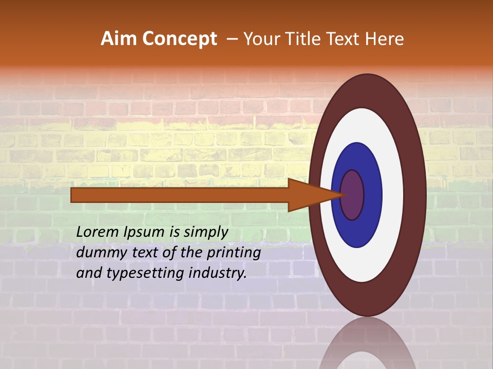 Tile Pattern Weathered PowerPoint Template