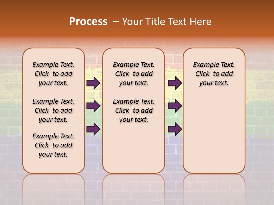 Tile Pattern Weathered PowerPoint Template