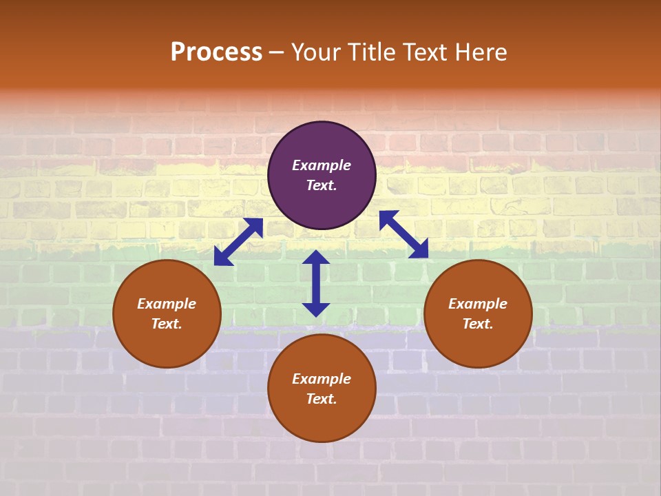 Tile Pattern Weathered PowerPoint Template