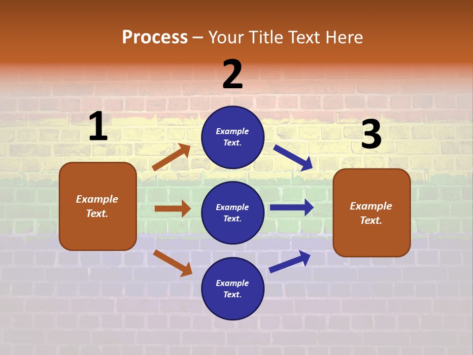 Tile Pattern Weathered PowerPoint Template