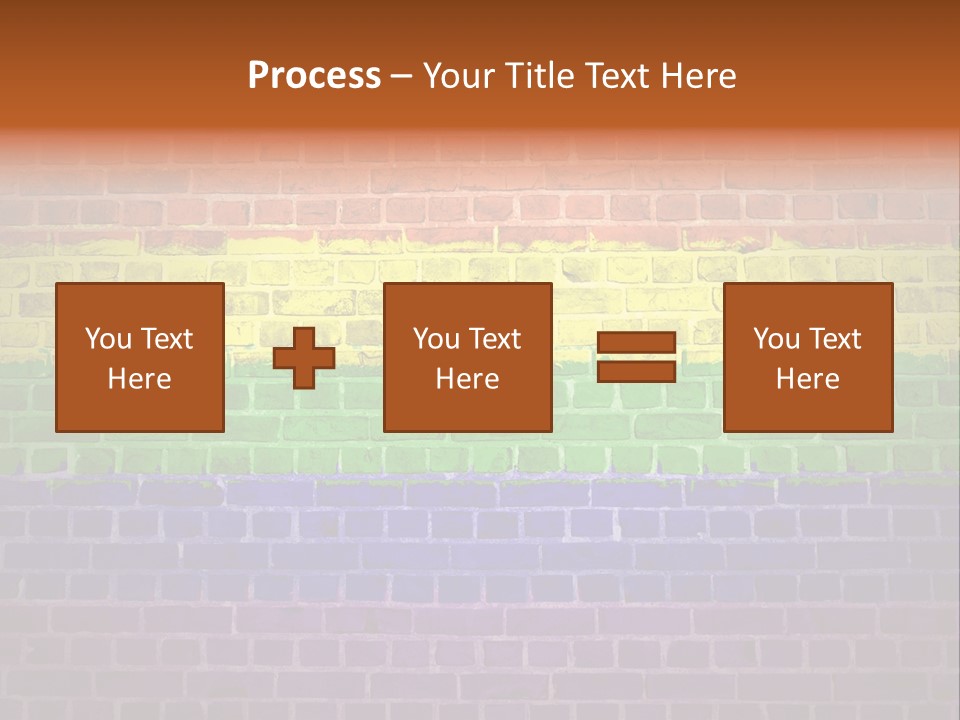 Tile Pattern Weathered PowerPoint Template