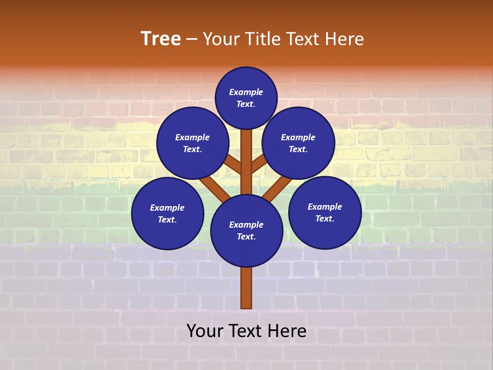 Tile Pattern Weathered PowerPoint Template
