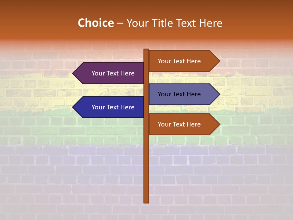 Tile Pattern Weathered PowerPoint Template