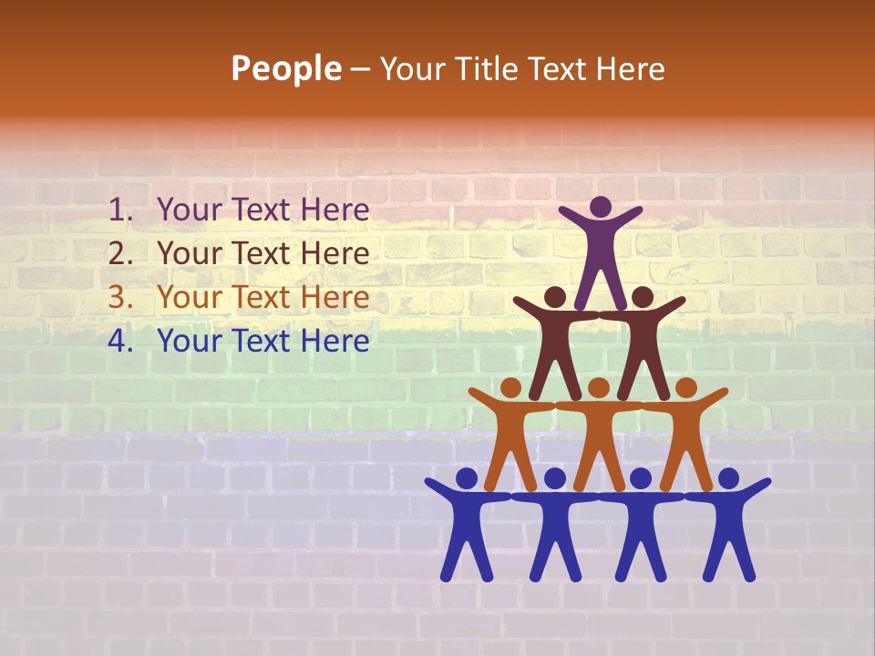 Tile Pattern Weathered PowerPoint Template