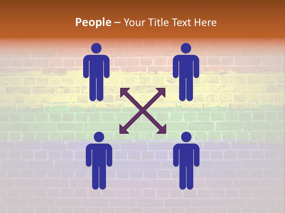 Tile Pattern Weathered PowerPoint Template