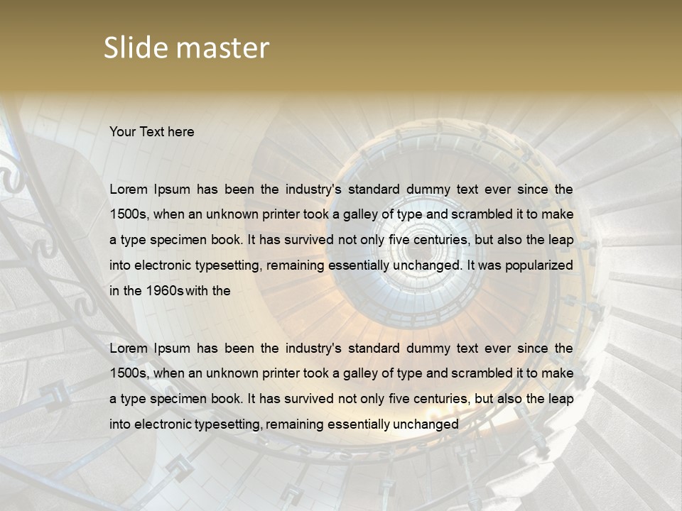 Design Stairway To Heaven France PowerPoint Template