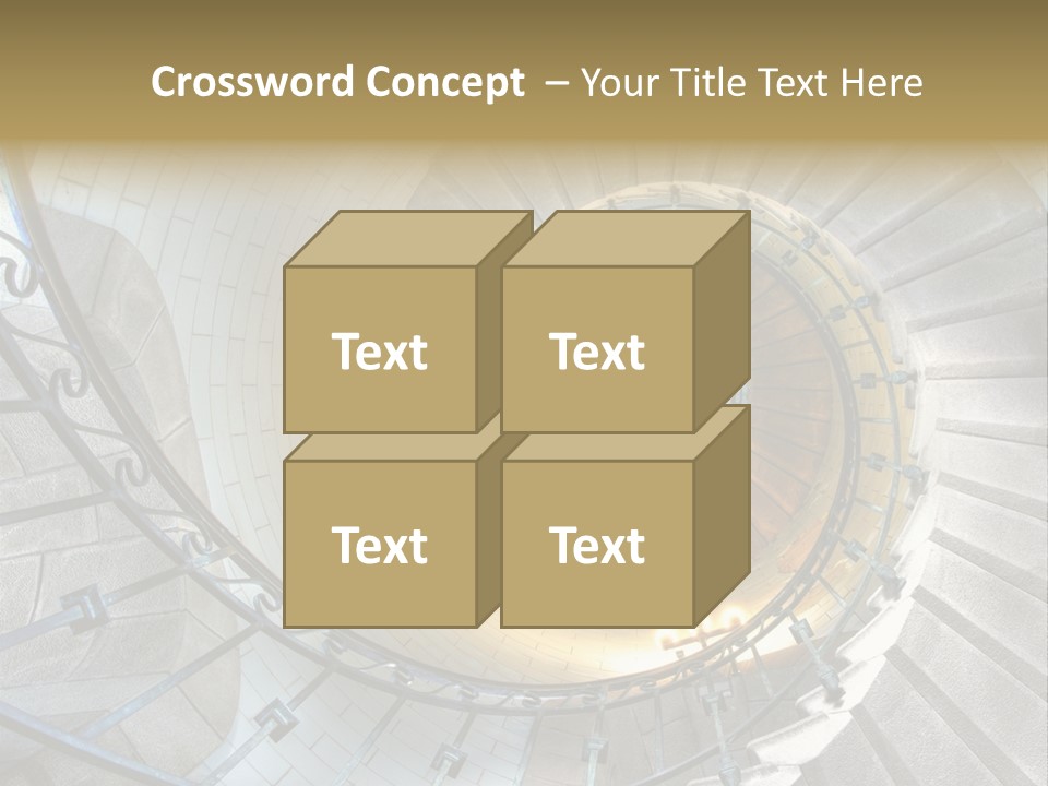 Design Stairway To Heaven France PowerPoint Template
