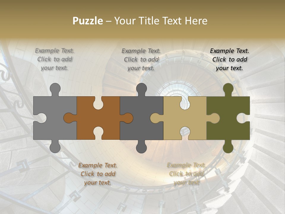 Design Stairway To Heaven France PowerPoint Template