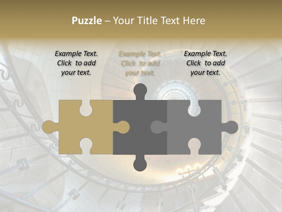 Design Stairway To Heaven France PowerPoint Template