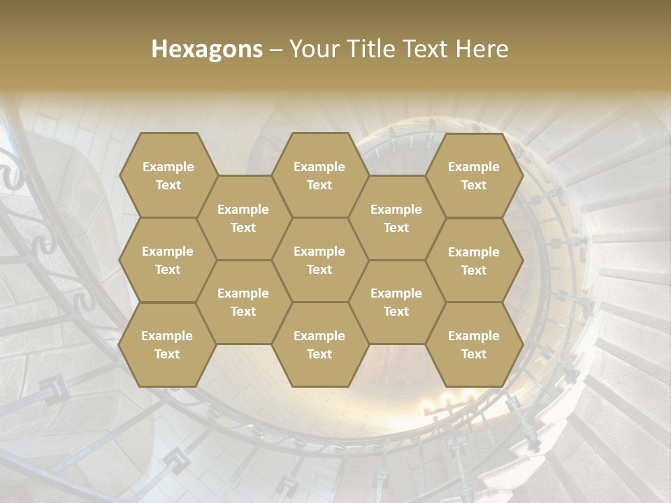 Design Stairway To Heaven France PowerPoint Template