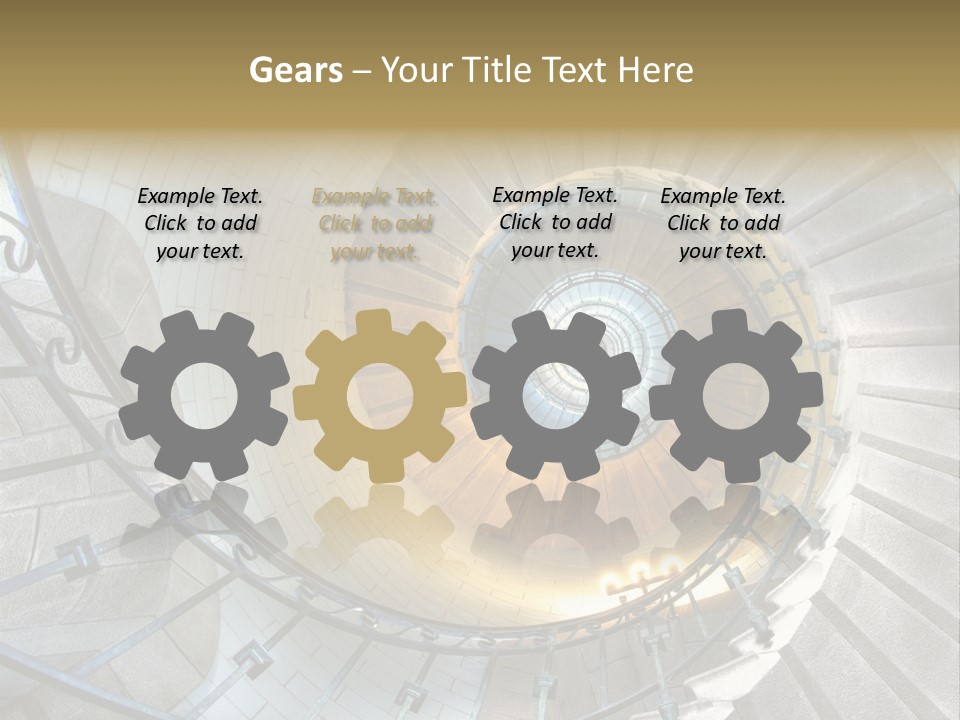 Design Stairway To Heaven France PowerPoint Template