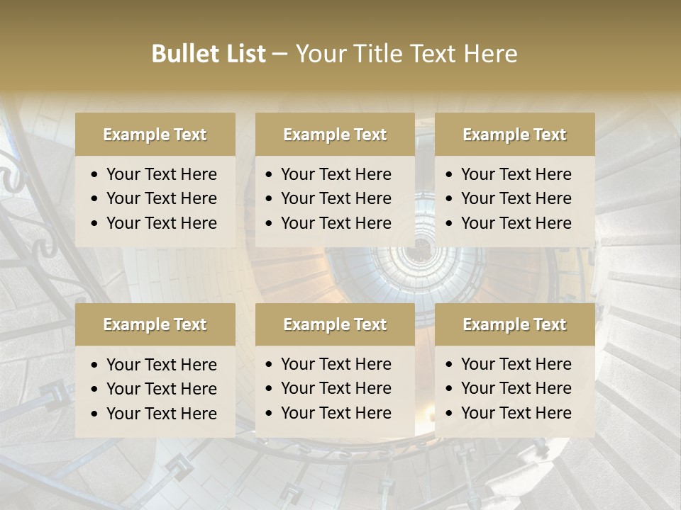 Design Stairway To Heaven France PowerPoint Template