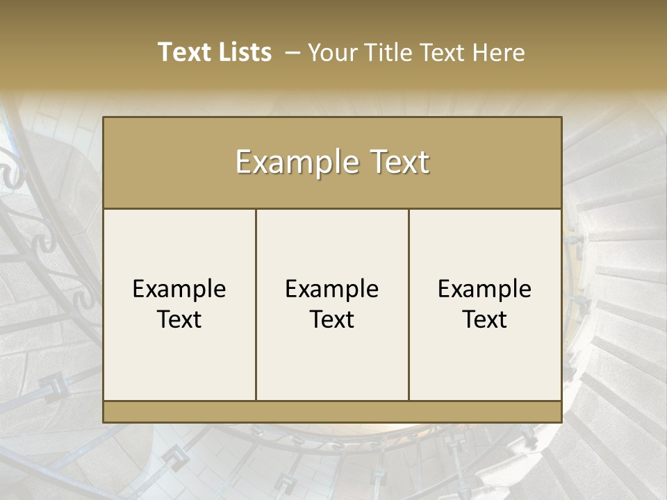 Design Stairway To Heaven France PowerPoint Template