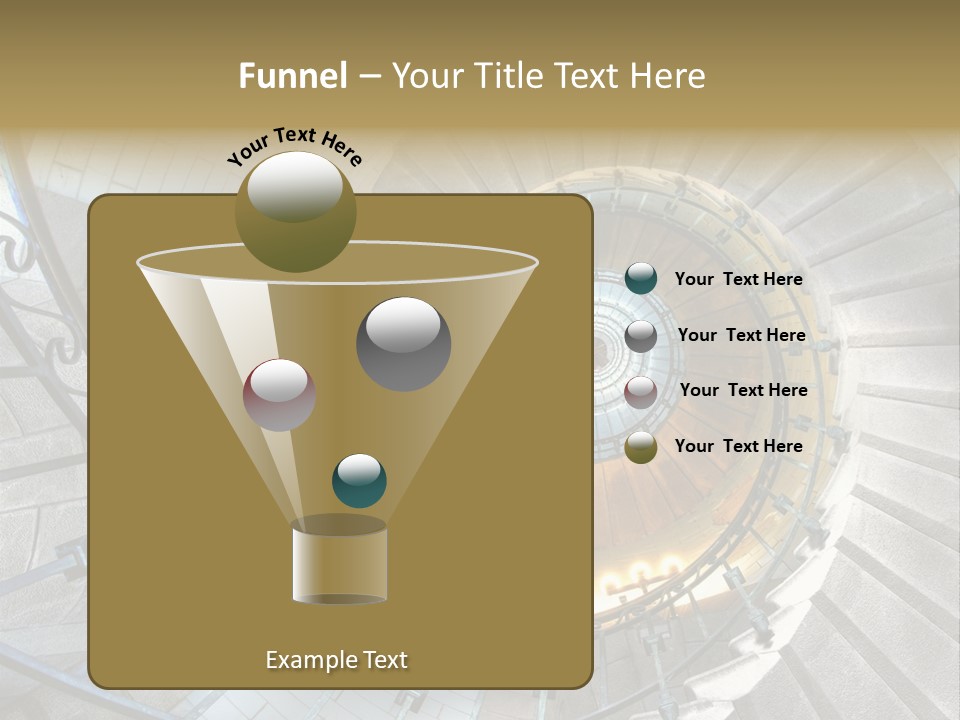 Design Stairway To Heaven France PowerPoint Template