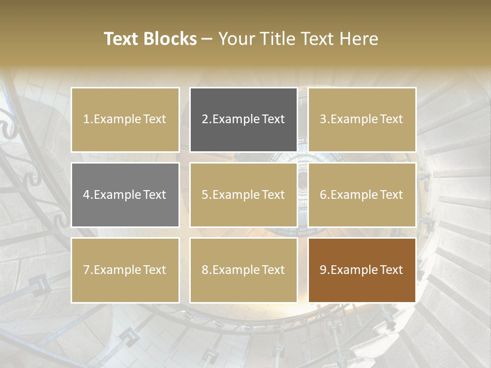 Design Stairway To Heaven France PowerPoint Template