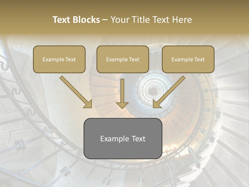 Design Stairway To Heaven France PowerPoint Template