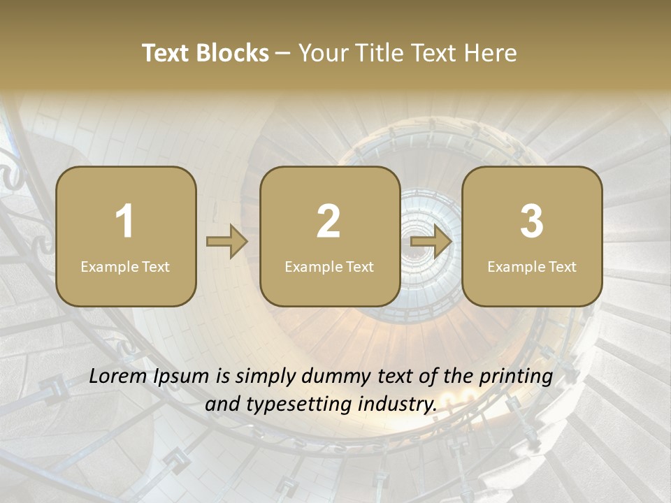 Design Stairway To Heaven France PowerPoint Template