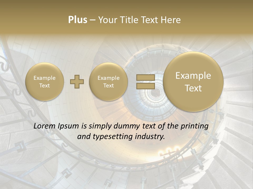 Design Stairway To Heaven France PowerPoint Template