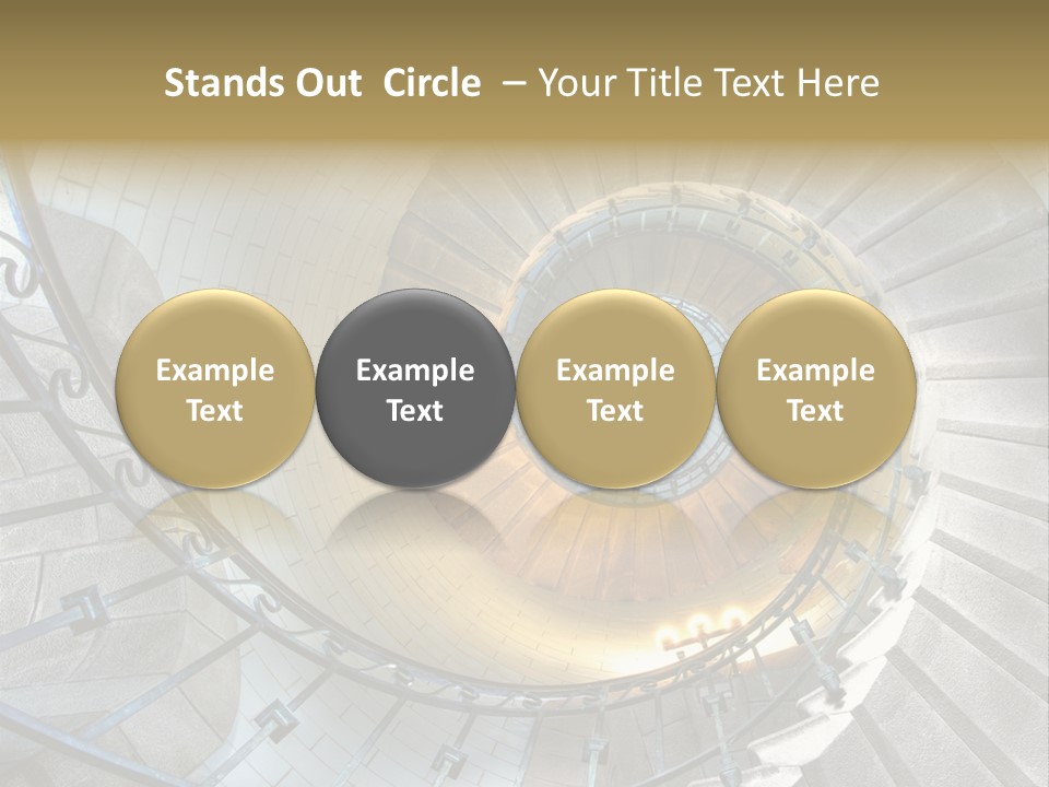 Design Stairway To Heaven France PowerPoint Template