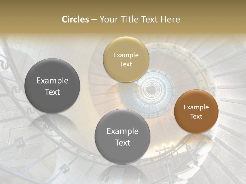 Design Stairway To Heaven France PowerPoint Template