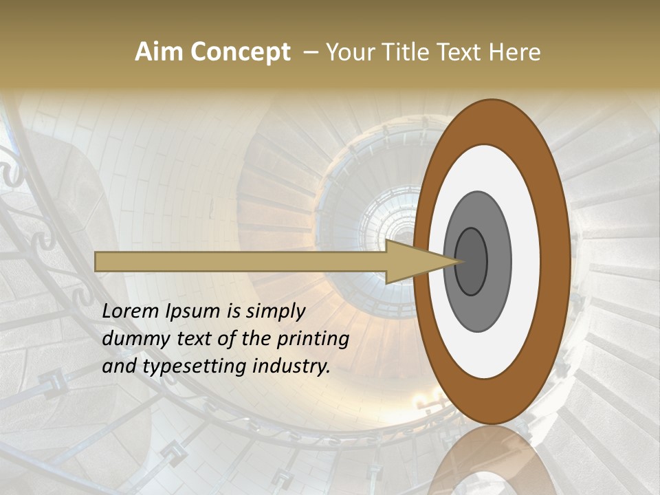 Design Stairway To Heaven France PowerPoint Template