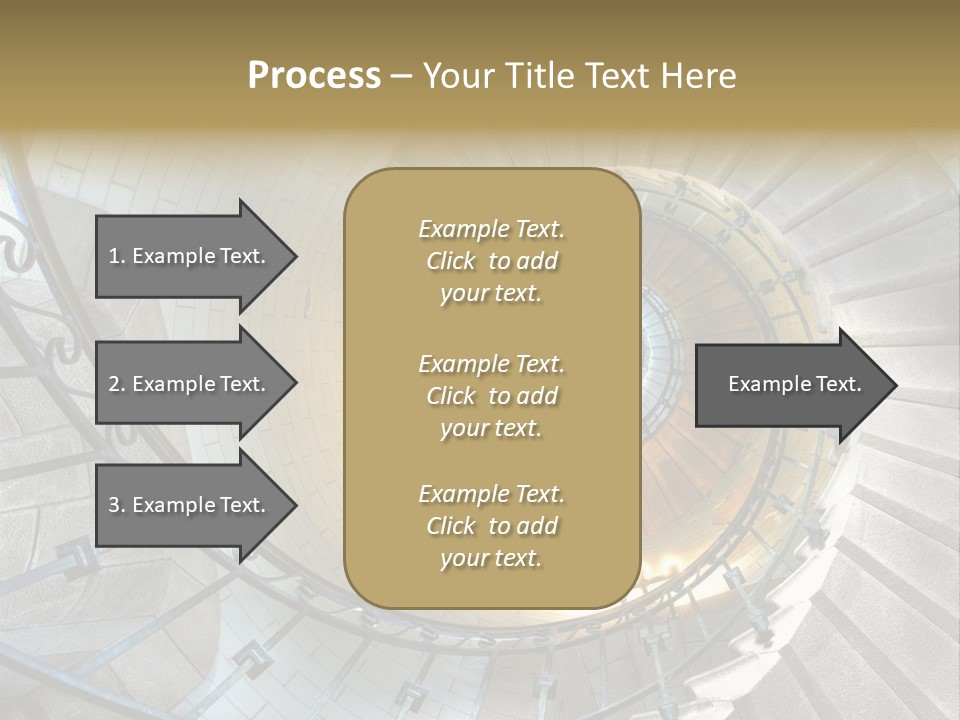 Design Stairway To Heaven France PowerPoint Template